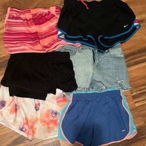 Three Nikes one DSG woman’s shorts, size small